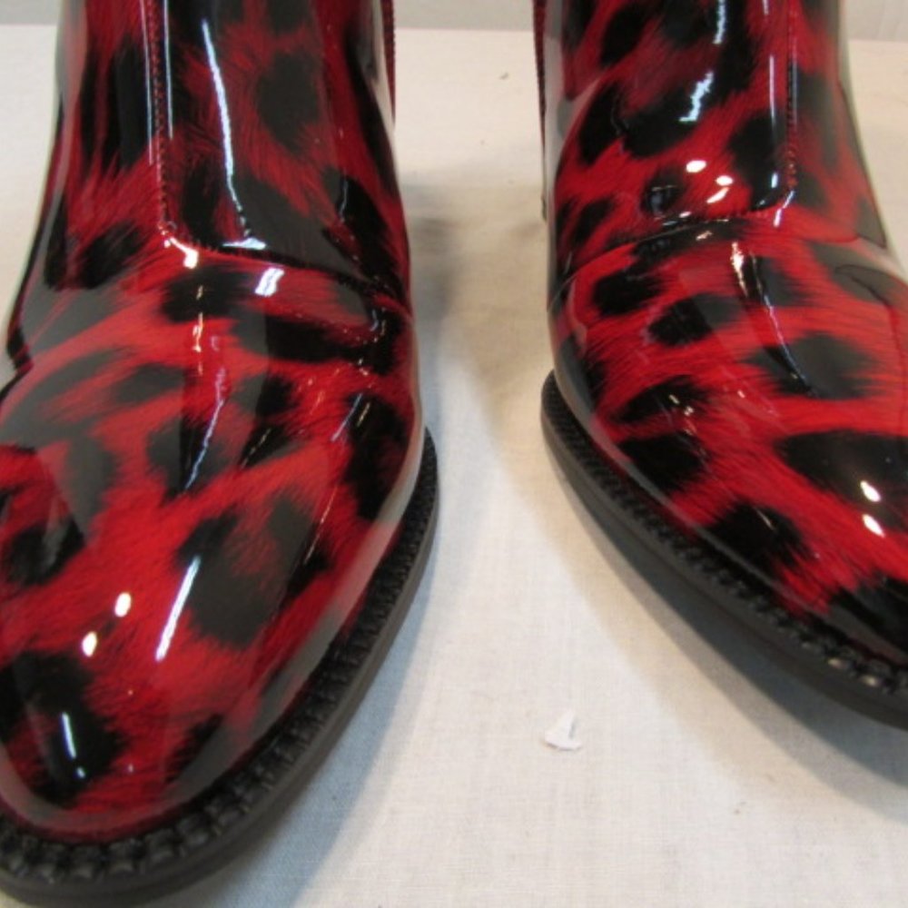 Ninety Union Milano Red Ankle Booties - Picture 4 of 12